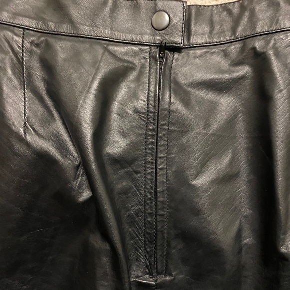 Via Max Vintage Leather Skirt Size 9 - Picture 8 of 8